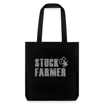 STUCK FARMER DARK GREY - Stanley/Stella Heavyweight Recycled Tote Bag - black - Front