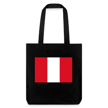 Peru - Stanley/Stella Heavyweight Recycled Tote Bag - black - Front