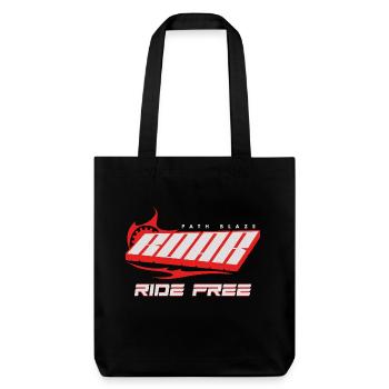 Path blaze roar ride free - Stanley/Stella Heavyweight Recycled Tote Bag - black - Front