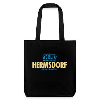 Capitol Of Germany Berlin - Hermsdorf - Stanley/Stella Heavyweight Recycled Tote Bag - black - Front