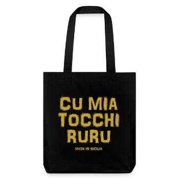 t-shirt Sicily t-shirt Sicilian trinacria - Stanley/Stella Heavyweight Recycled Tote Bag - black - Front