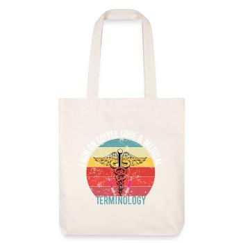 CIM 10 - Spécialiste du codage médical - Tote bag épais recyclé Stanley/Stella - blanc cassé - Devant