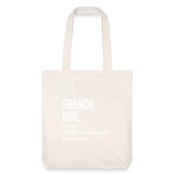 France - Stanley/Stella Heavyweight Recycled Tote Bag - natural white - Front