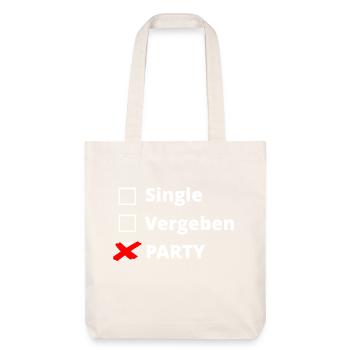 Party - Stanley/Stella recycelter Heavyweight Stoffbeutel - Naturweiß - Vorne