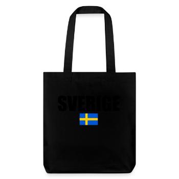 sverige - Tote bag épais recyclé Stanley/Stella - noir - Devant