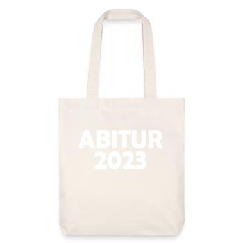 Abitur 2023 - Stanley/Stella recycelter Heavyweight Stoffbeutel - Naturweiß - Vorne