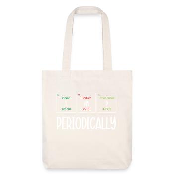 Tableau périodique - Tote bag épais recyclé Stanley/Stella - blanc cassé - Devant
