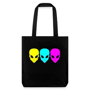 Rave Raver Techno music Techno bass Mixer - Stanley/Stella Heavyweight Recycled Tote Bag - black - Front