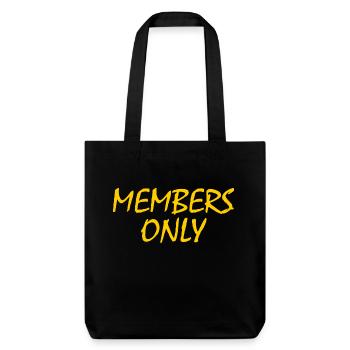 Members only - Tote bag épais recyclé Stanley/Stella - noir - Devant