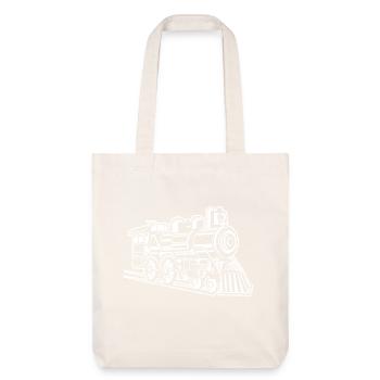 Lokomotive / Locomotive 01_weiß - Tote bag épais recyclé Stanley/Stella - blanc cassé - Devant