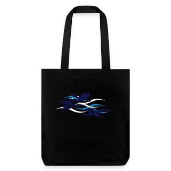 taucher - diver - Tote bag épais recyclé Stanley/Stella - noir - Devant