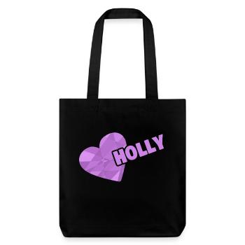 Cadeau pour Holly - Tote bag épais recyclé Stanley/Stella - noir - Devant
