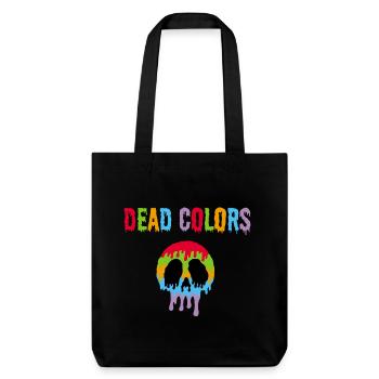 Tête de mort couleurs manga - Tote bag épais recyclé Stanley/Stella - noir - Devant