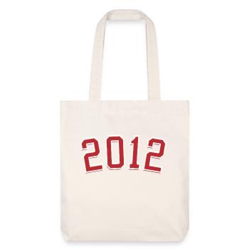 Year of birth sport 2012 - Stanley/Stella Heavyweight Recycled Tote Bag - natural white - Front