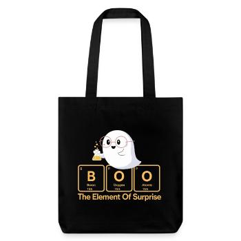 Elemental Boo T-shirt fantôme - Tote bag épais recyclé Stanley/Stella - noir - Devant