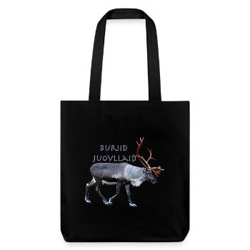 Buriid Juovllaid - Stanley/Stella Heavyweight Recycled Tote Bag - black - Front