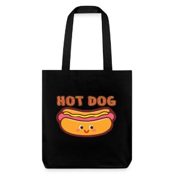 HOT DOG - Stanley/Stella Heavyweight Recycled Tote Bag - black - Front