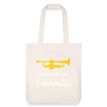 Trompette - Tote bag épais recyclé Stanley/Stella - blanc cassé - Devant