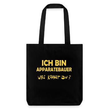 Constructeur d’appareils comme profession - Tote bag épais recyclé Stanley/Stella - noir - Devant