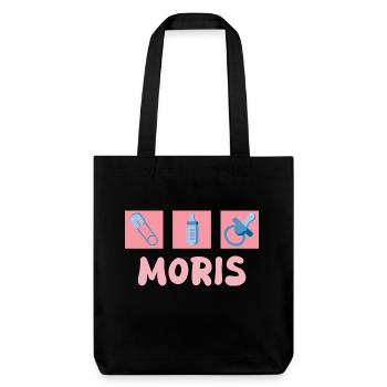 Pacifier Moris - Stanley/Stella Heavyweight Recycled Tote Bag - black - Front