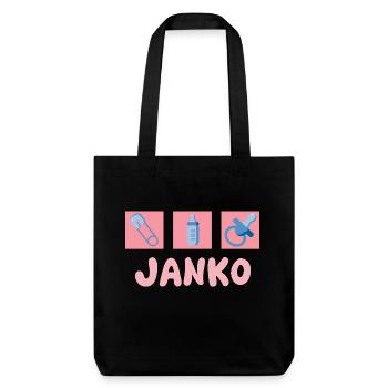 Pacifier Janko - Stanley/Stella Heavyweight Recycled Tote Bag - black - Front