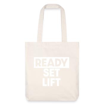 Ready Set Lift - Stanley/Stella recycelter Heavyweight Stoffbeutel - Naturweiß - Vorne