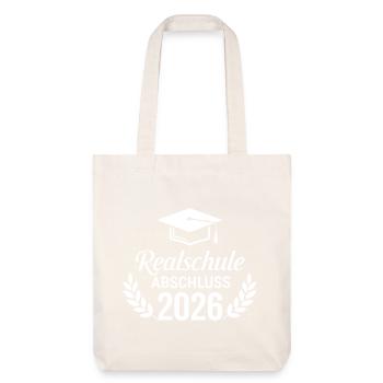 Certificat de fin d’études secondaires 2026 Diplômé - Tote bag épais recyclé Stanley/Stella - blanc cassé - Devant