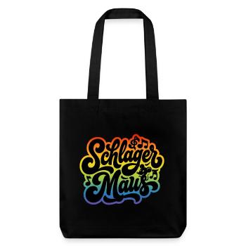 Schlager Maus - Schlagermaus - Schlagermusik - Tote bag épais recyclé Stanley/Stella - noir - Devant