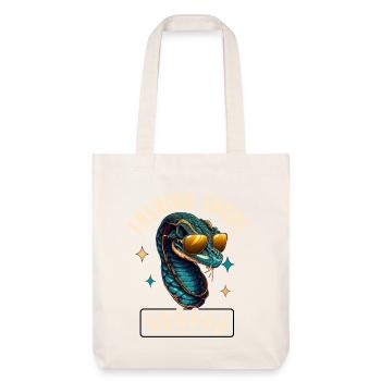 Serpent Glam Couture - Tote bag épais recyclé Stanley/Stella - blanc cassé - Devant