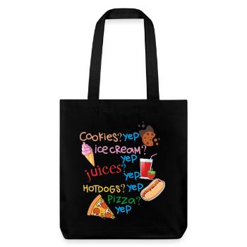 Funny sayings for birthday - Stanley/Stella Heavyweight Recycled Tote Bag - black - Front