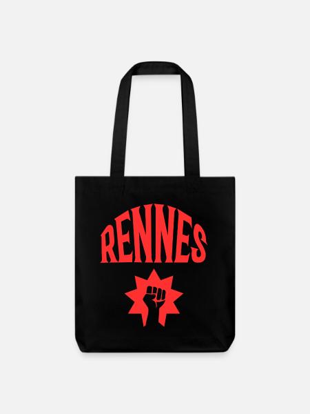 Rennes - Stanley/Stella recycelter Heavyweight Stoffbeutel - Schwarz