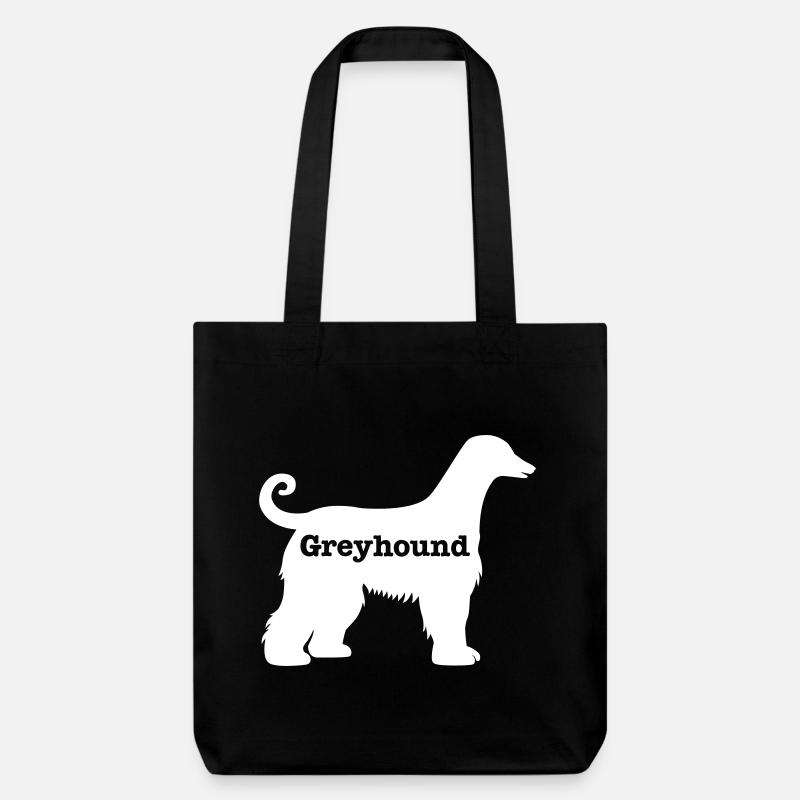 Greyhound - Stanley/Stella Heavyweight Recycled Tote Bag - black