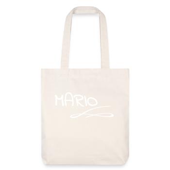 Geschenk für Mario - Stanley/Stella recycelter Heavyweight Stoffbeutel - Naturweiß - Vorne