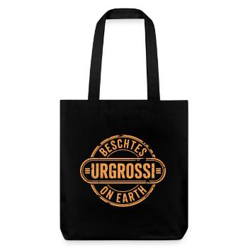 Beschtes Urgrossi Suisse Allemand Grand-mère - Tote bag épais recyclé Stanley/Stella - noir - Devant