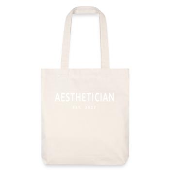 Esthéticienne Est. 2023 - Esthéticienne diplômée - Tote bag épais recyclé Stanley/Stella - blanc cassé - Devant