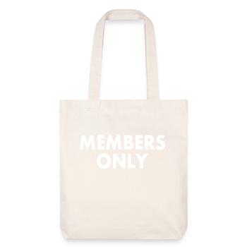 Members only - Tote bag épais recyclé Stanley/Stella - blanc cassé - Devant