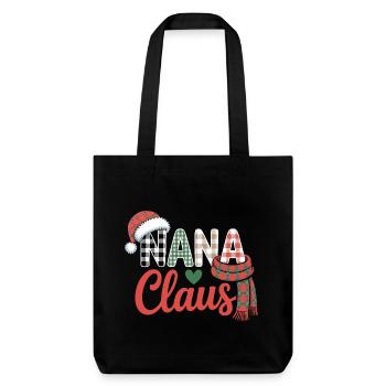 Noël de Nana Claus - Tote bag épais recyclé Stanley/Stella - noir - Devant