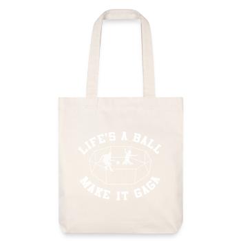 La vie est un boulon, fais-la bouffer - Tote bag épais recyclé Stanley/Stella - blanc cassé - Devant