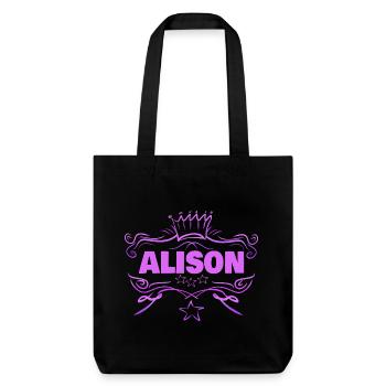 Mrs. Alison - Stanley/Stella Heavyweight Recycled Tote Bag - black - Front