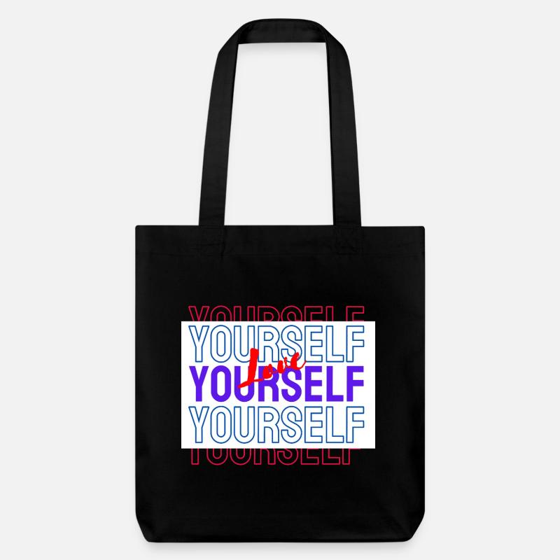 Aimez-Vous Vous-Même Motif Love Yourself - Tote bag épais recyclé Stanley/Stella - noir