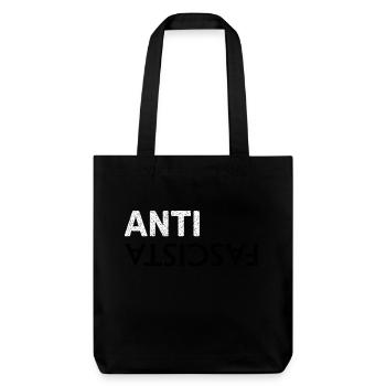 Antifasciste - Tote bag épais recyclé Stanley/Stella - noir - Devant