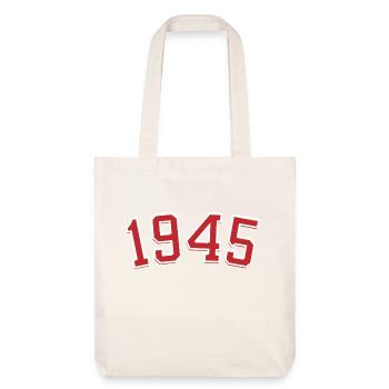 Sport year of birth 1945 - Stanley/Stella Heavyweight Recycled Tote Bag - natural white - Front