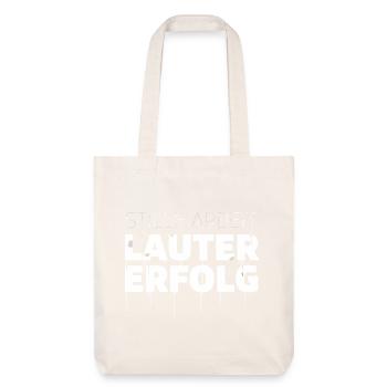 Travail discret, succès bruyant - Tote bag épais recyclé Stanley/Stella - blanc cassé - Devant