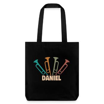 Daniel - Stanley/Stella Heavyweight Recycled Tote Bag - black - Front