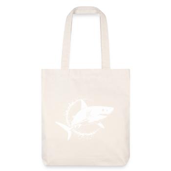 Shark Predator Ocean Predator - Stanley/Stella Heavyweight Recycled Tote Bag - natural white - Front