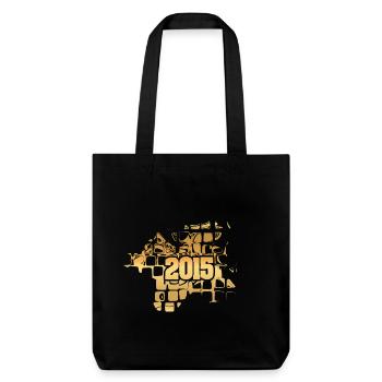 2015 - Stanley/Stella Heavyweight Recycled Tote Bag - black - Front