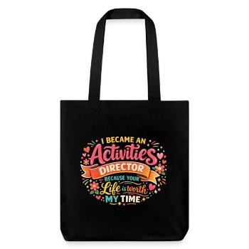 Life Animator: An Exciting Job - Stanley/Stella Heavyweight Recycled Tote Bag - black - Front