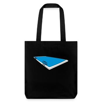 piscine - Tote bag épais recyclé Stanley/Stella - noir - Devant