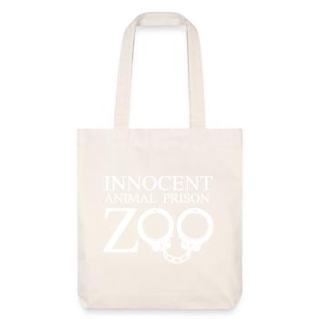 Innocent Zoo Captivity - Stanley/Stella Heavyweight Recycled Tote Bag - natural white - Front