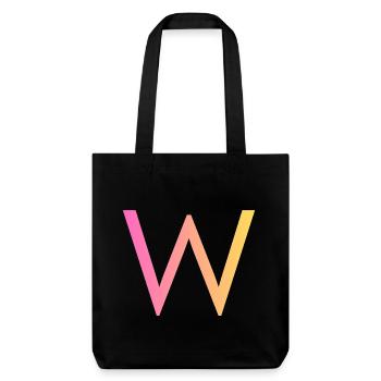 W - Tote bag épais recyclé Stanley/Stella - noir - Devant